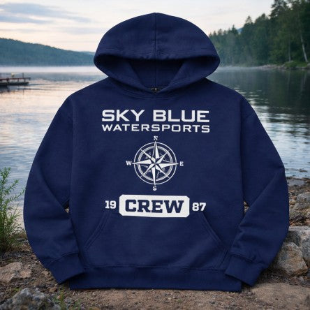 Crew Compass– Navy Hoodie